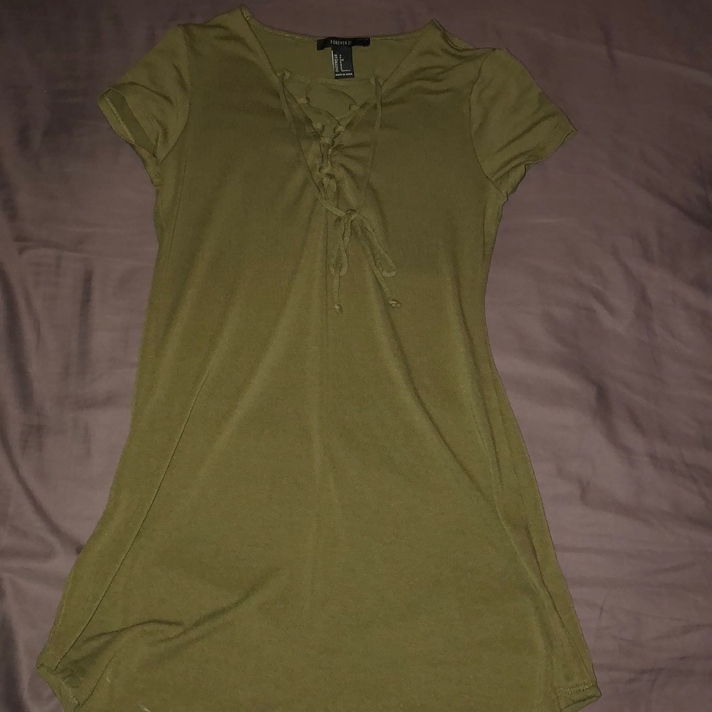 Army green dress